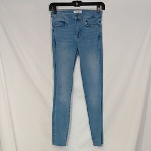 EUC Frame Denim Le High Skinny Light Blue Jeans  Size 24